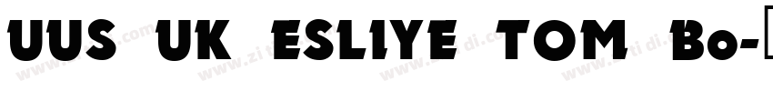 UUS UK ESLIYE TOM Bo字体转换